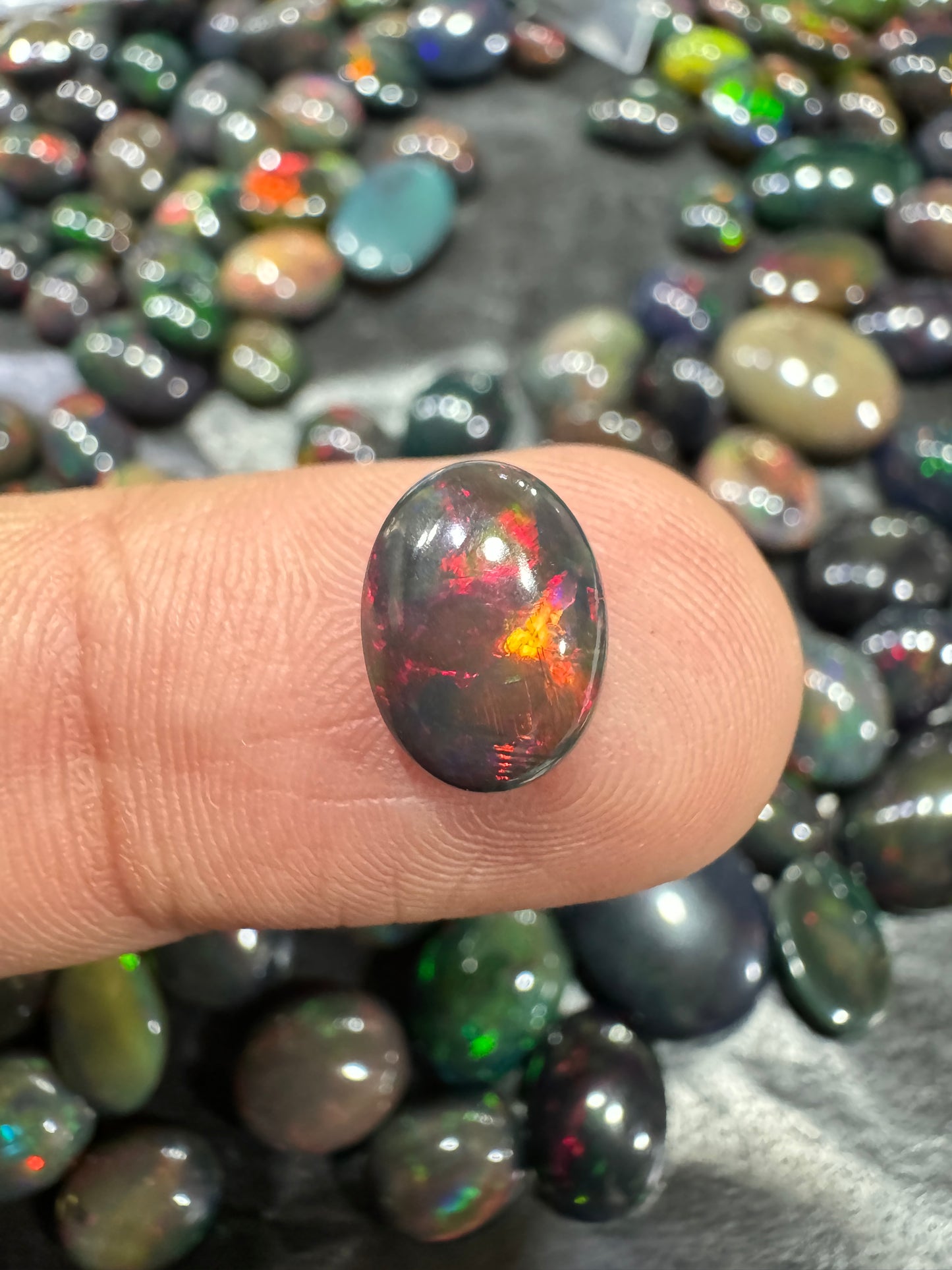 Black Opal Stone BO 007 1.65 Carat