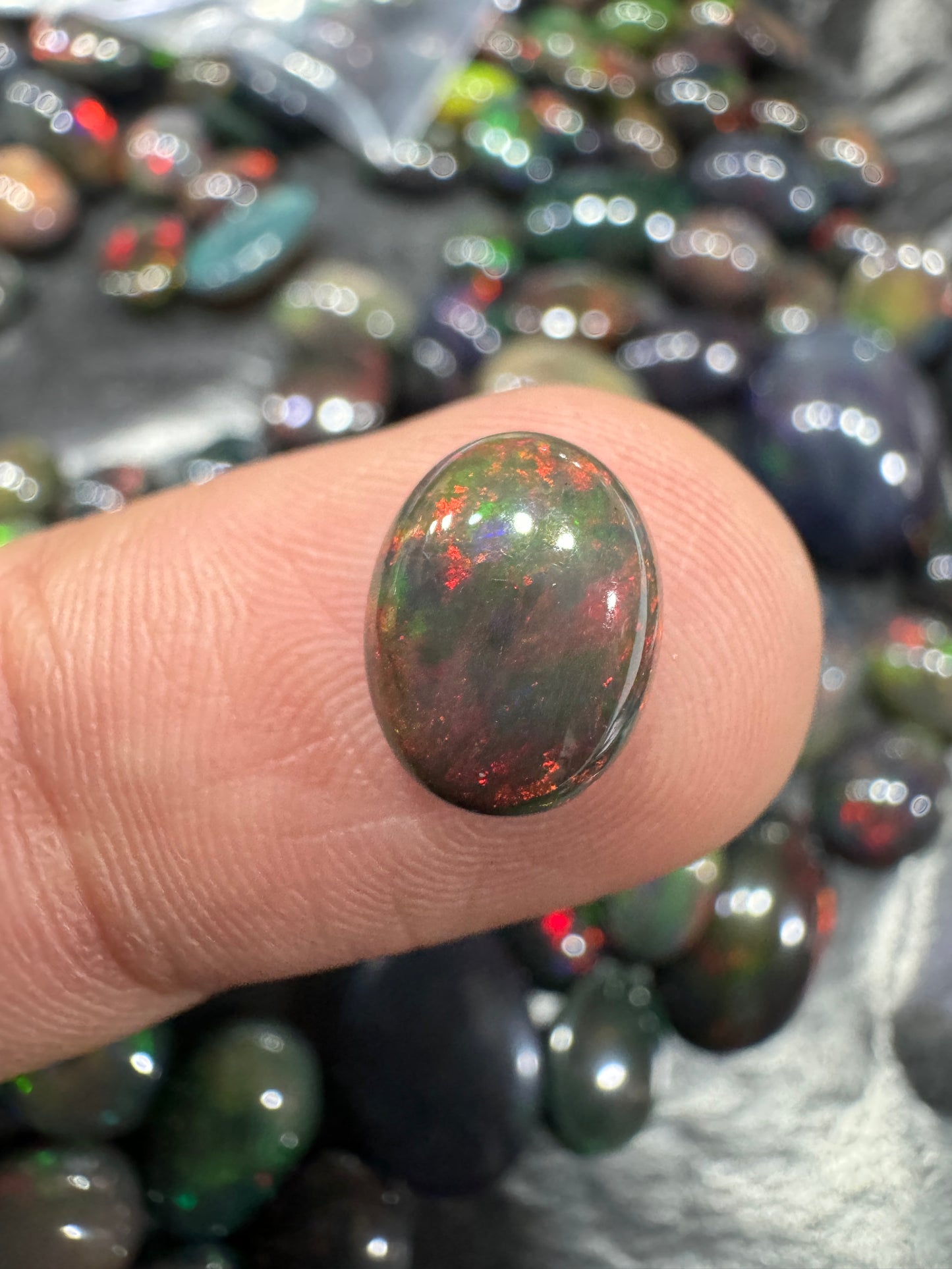 Black Opal Stone BO 008 1.9 Carat