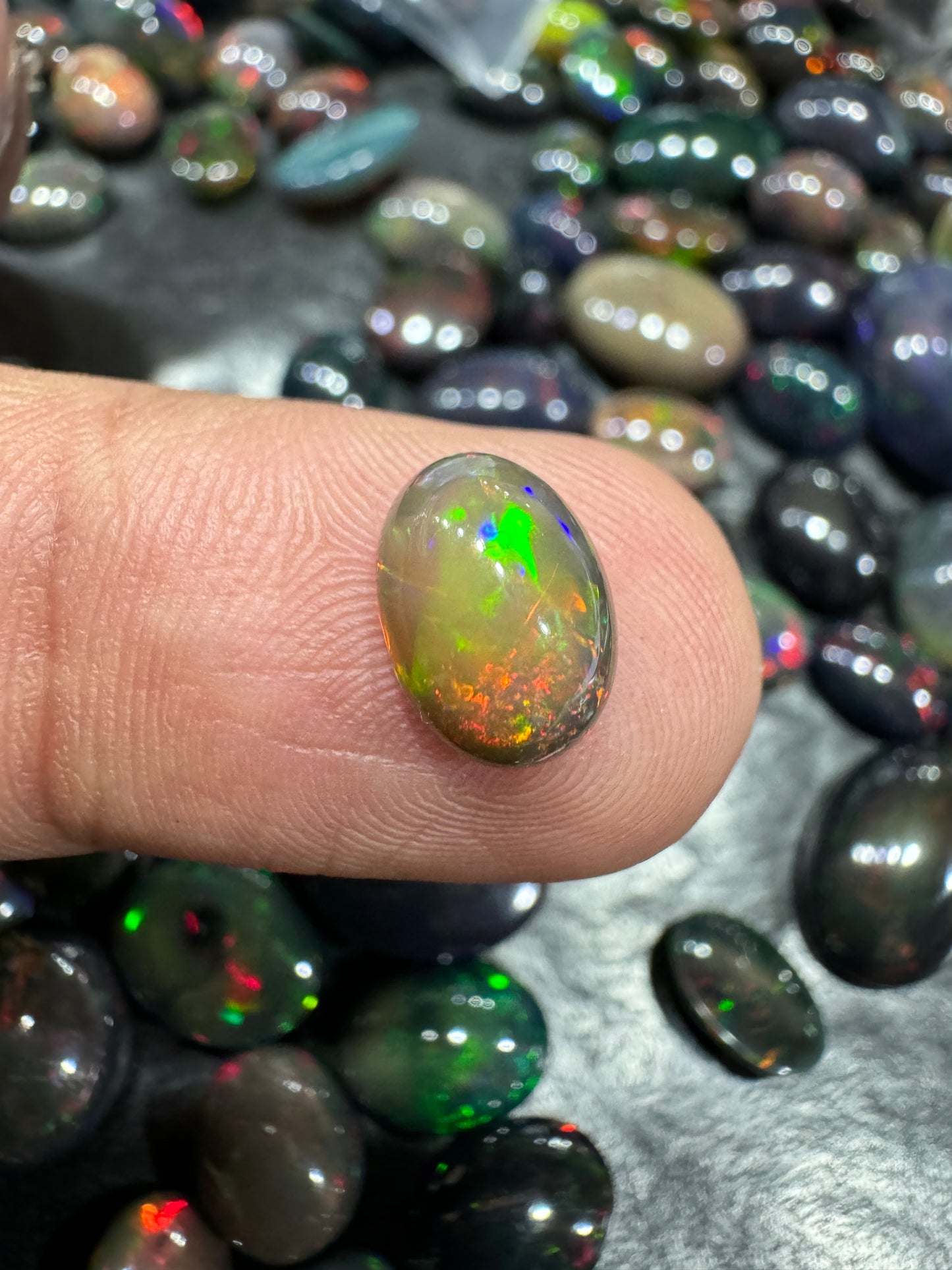 Black Opal Stone BO 010 1.85 Carat