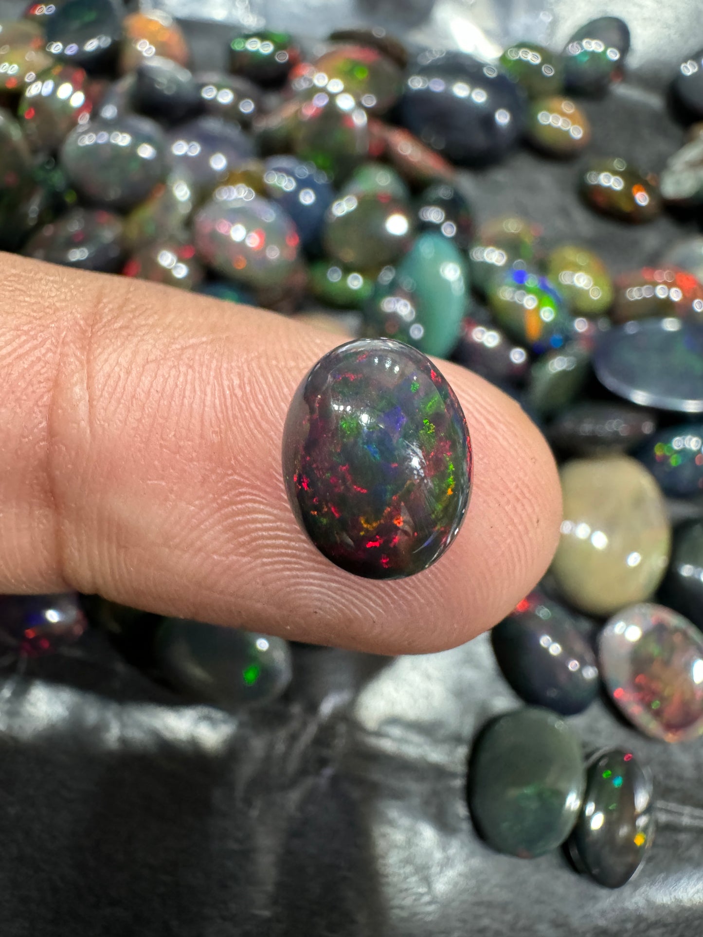 Black Opal Stone BO 022 2.3 Carat