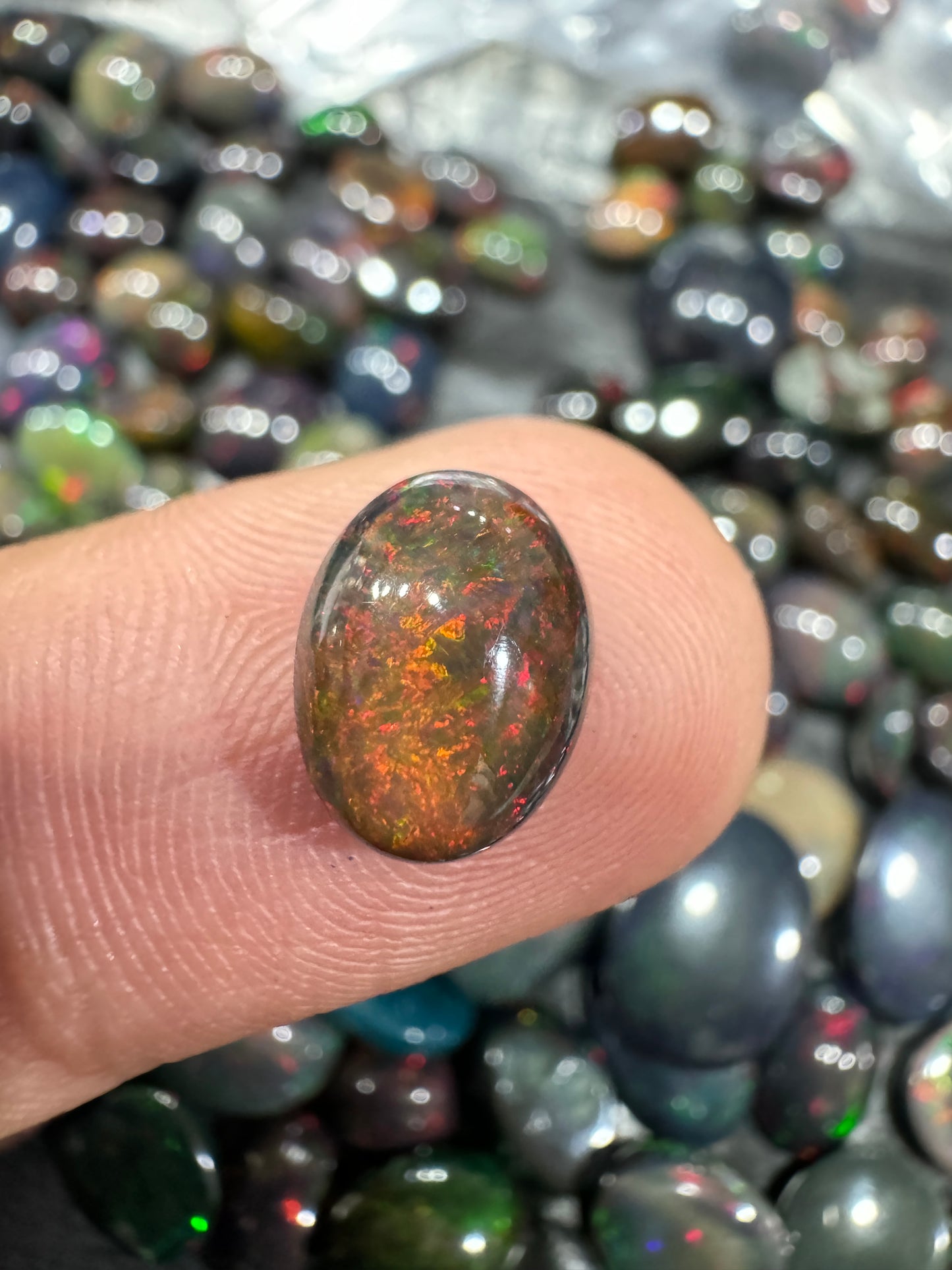 Black Opal Stone BO 028 2.35 Carat