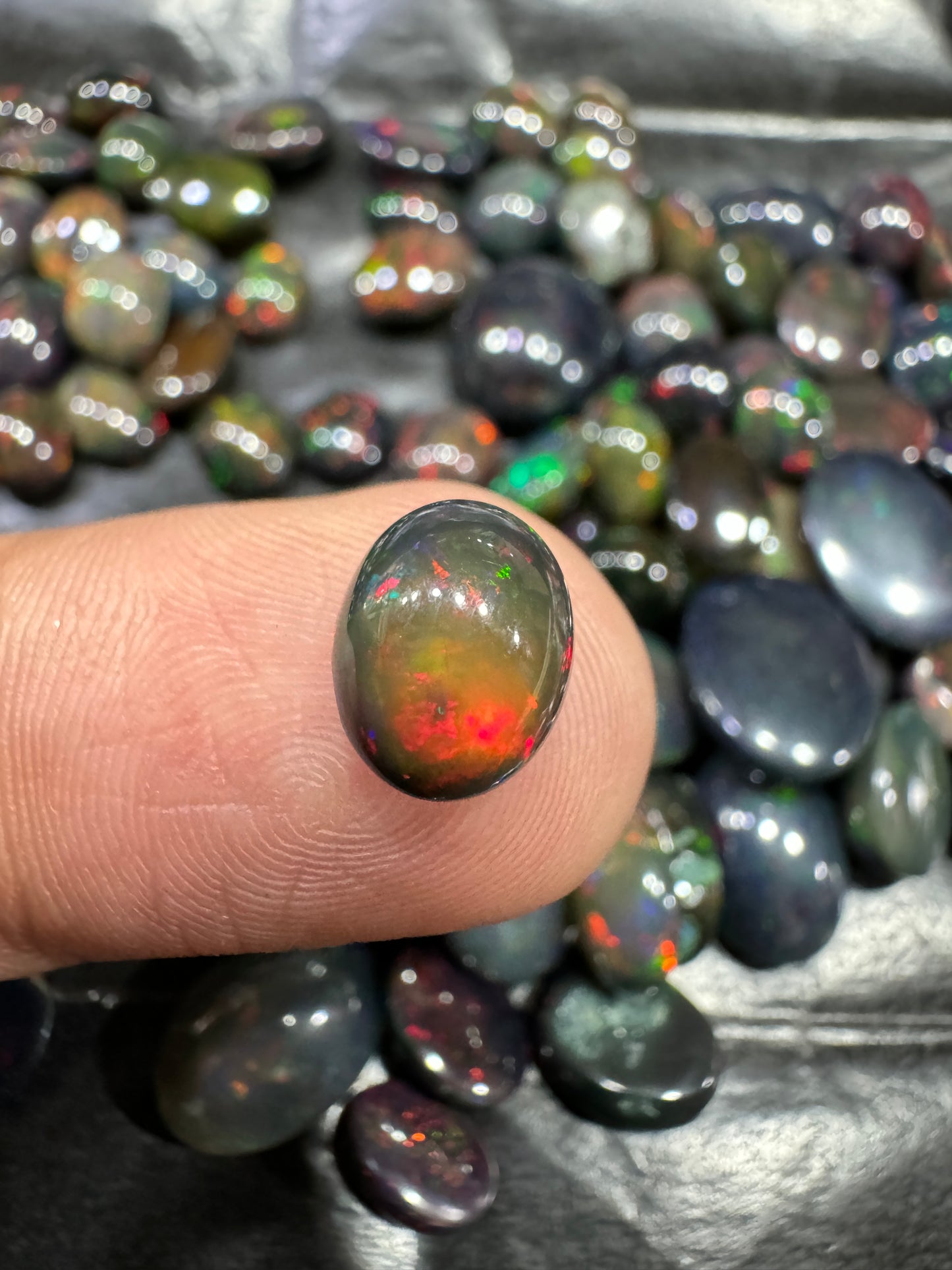 Black Opal Stone BO 035 2.25 Carat