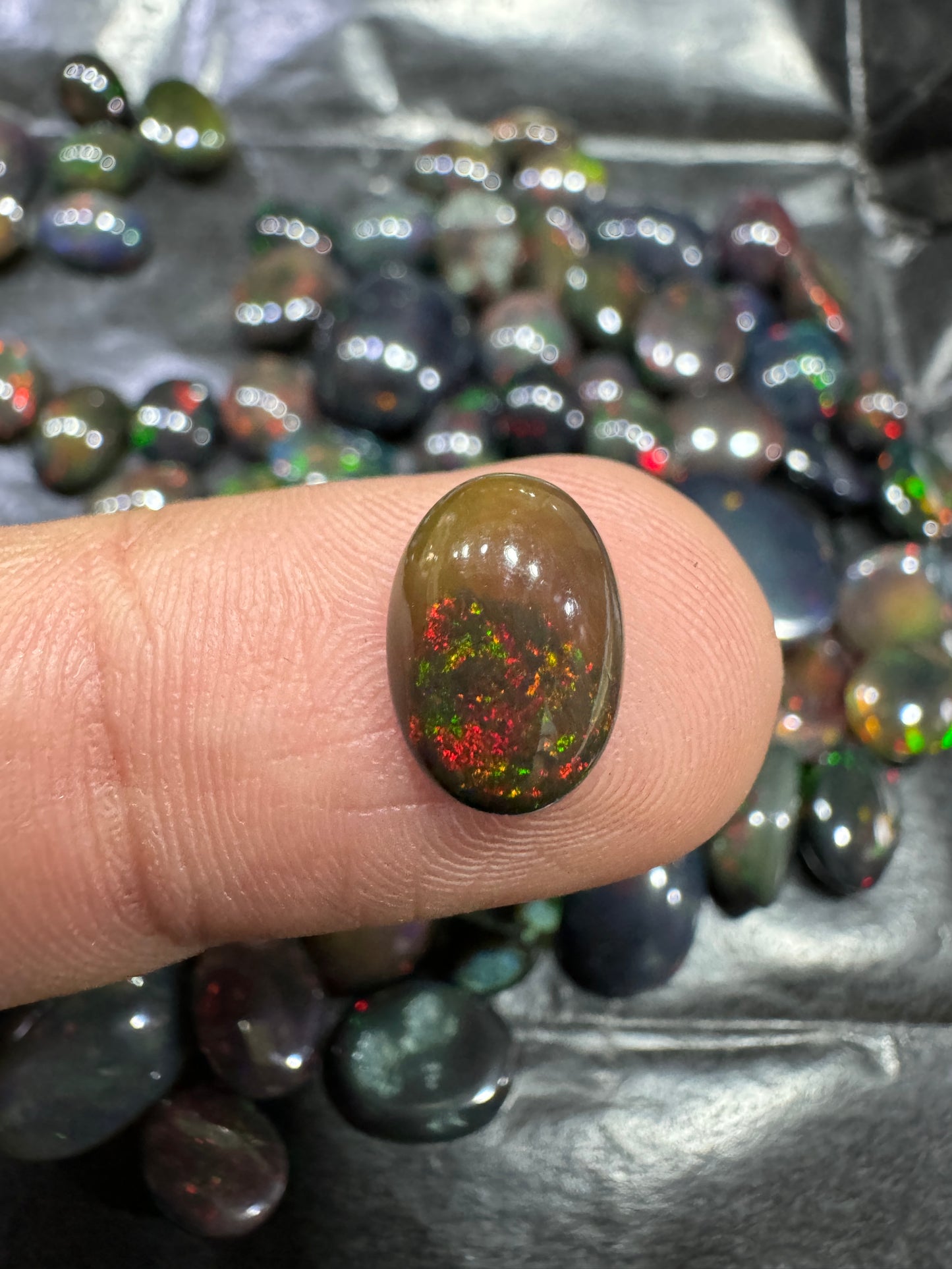 Black Opal Stone BO 037 2.15 Carat