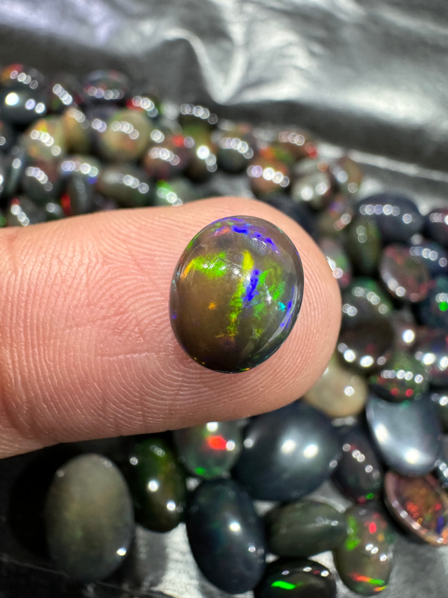 Black Opal Stone BO 042 2.25 Carat