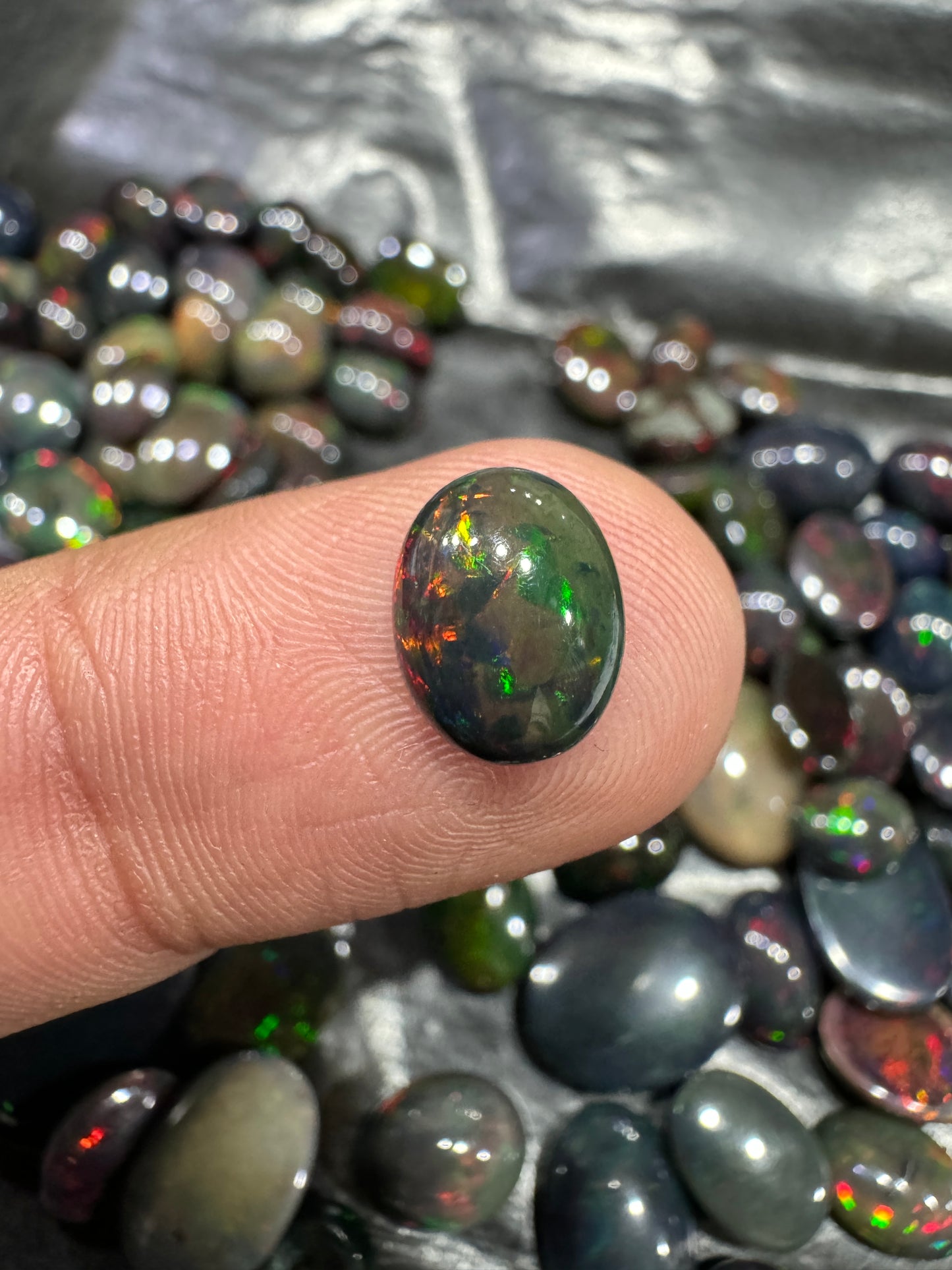 Black Opal Stone BO 045 1.45 Carat