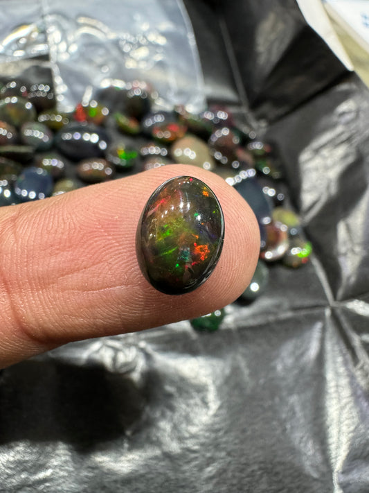 Black Opal Stone BO 053 2.25 Carat