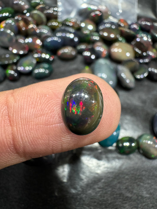 Black Opal Stone BO 058 2.9 Carat