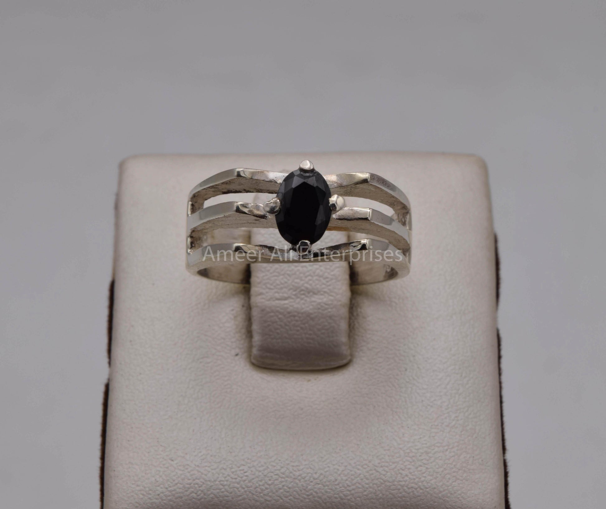 AAE 5703 Chandi Ring 925, Stone: Zircon - AmeerAliEnterprises