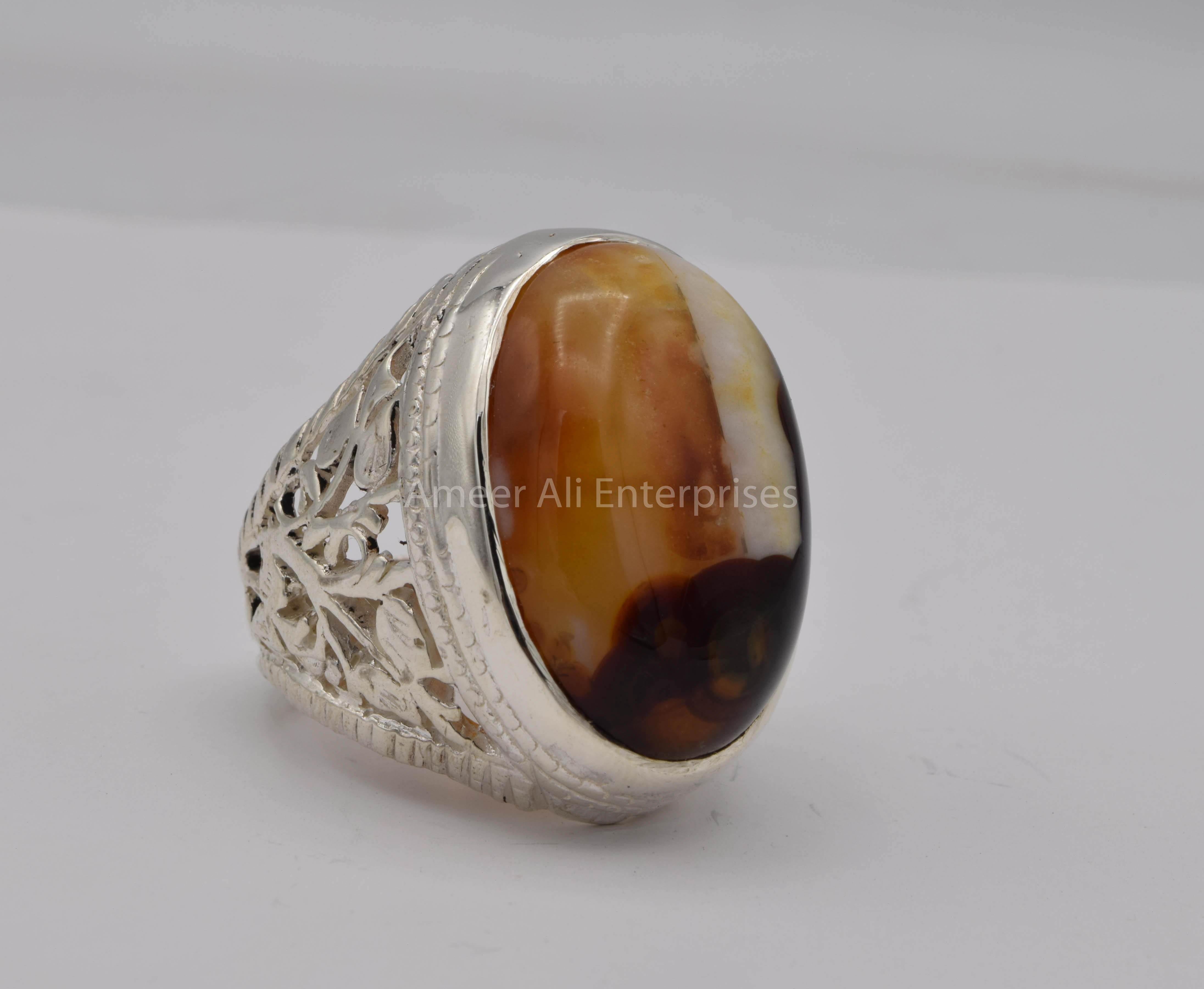 925 Sterling Silver Gemstone Astrology Men Ring Chandi Ki Ring Hallmark  Catalog SR-01 at Rs 150/gram in Haridwar